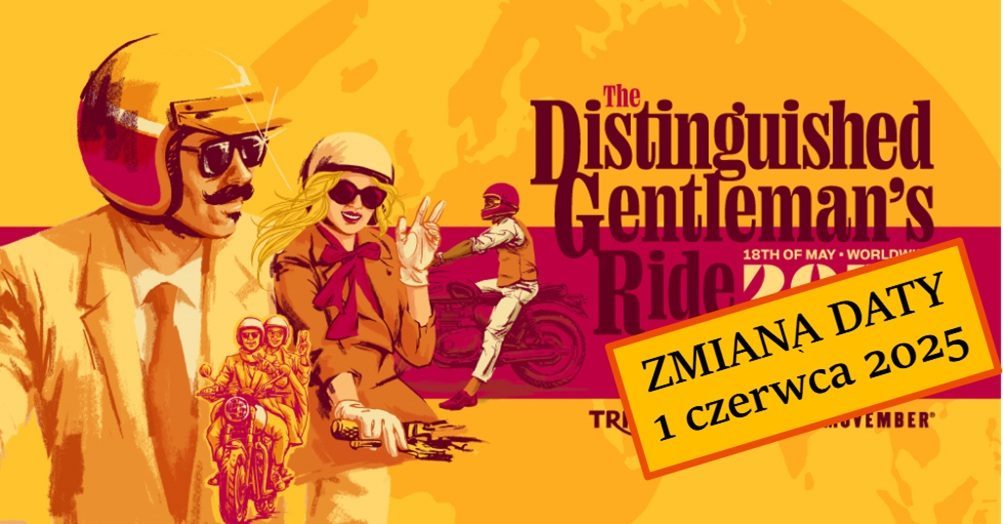 Distinguished Gentleman’s Ride Wrocław 2025 przeniesiony na 1 czerwca