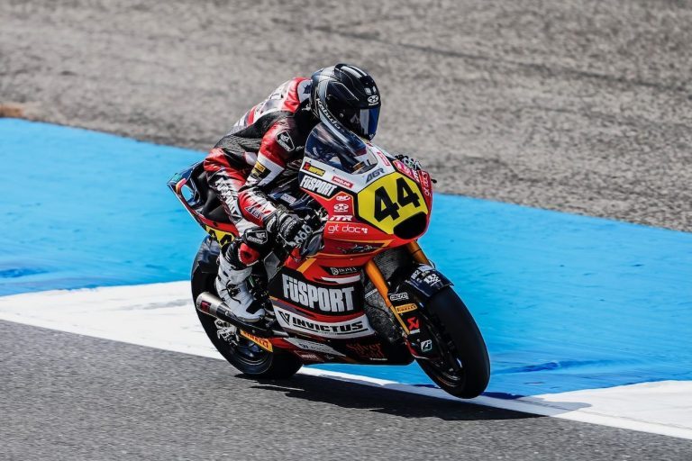 Milan Pawelec o włos od podium w debiucie w mistrzostwach Europy Moto2